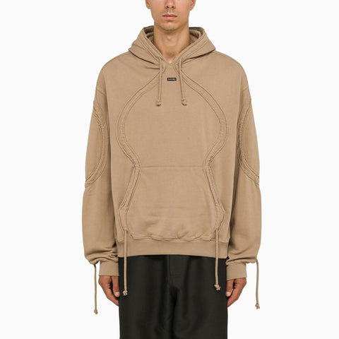 Bluemarble BLUEMARBLE Beige cotton hoodie