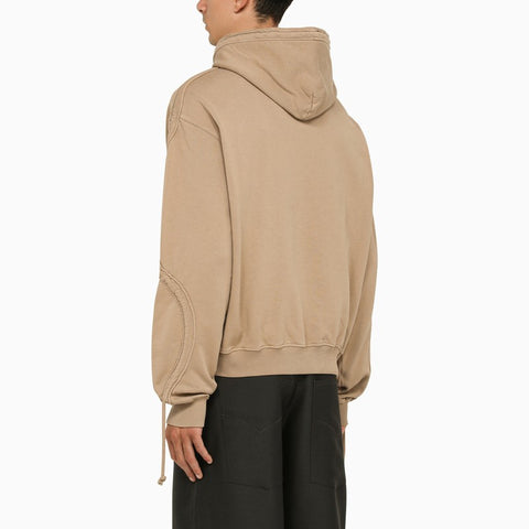 Bluemarble BLUEMARBLE Beige cotton hoodie