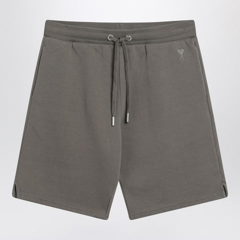 Ami Paris Ami Paris Smoke grey Ami De Coeur shorts