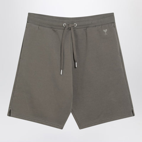 Ami Paris Ami Paris Gray Ami de Coeur Shorts