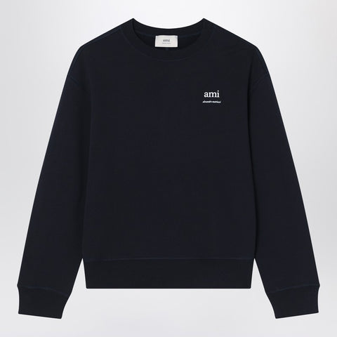Ami Paris Ami Paris Navy blue sweatshirt with logo