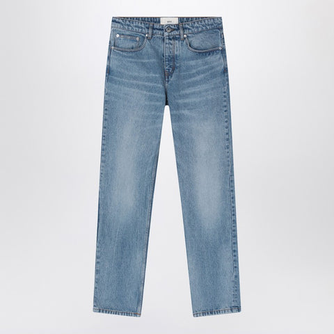 Ami Paris Ami Paris Light blue jeans with washed effect