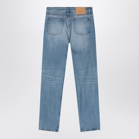 Ami Paris Ami Paris Light blue jeans with washed effect