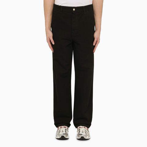 Carhartt WIP Carhartt WIP Single Knee Pant Black Rinsed in organic cotton