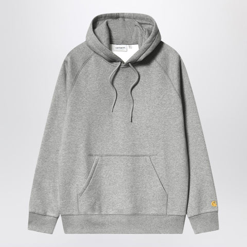 Carhartt WIP Carhartt WIP Grey Heather/Gold Hooded Chase Sweatshirt