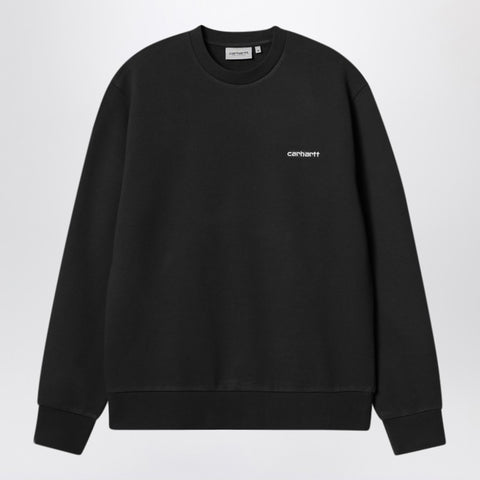 Carhartt WIP Carhartt WIP Script Embroidery Black Sweatshirt