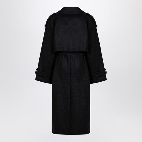 Ivy Oak IVY OAK Anthracite grey wool overcoat