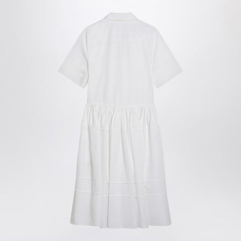 Jil Sander Jil Sander White cotton chemisier dress