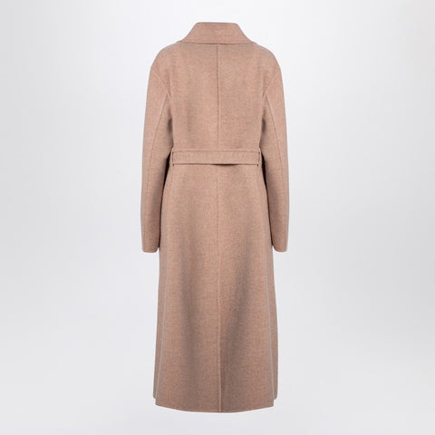 Jil Sander Jil Sander Pink granite wool coat
