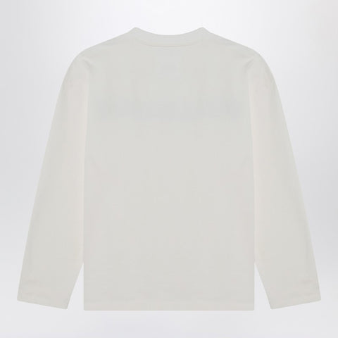 Jil Sander Jil Sander White cotton T-shirt with logo