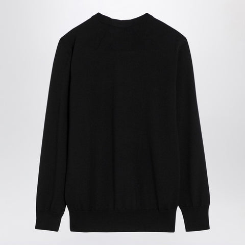 Jil Sander Jil Sander Black wool crew-neck sweater