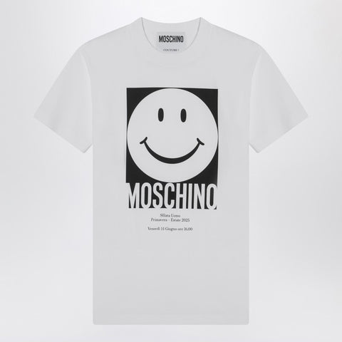 Moschino Moschino White cotton Smile T-shirt