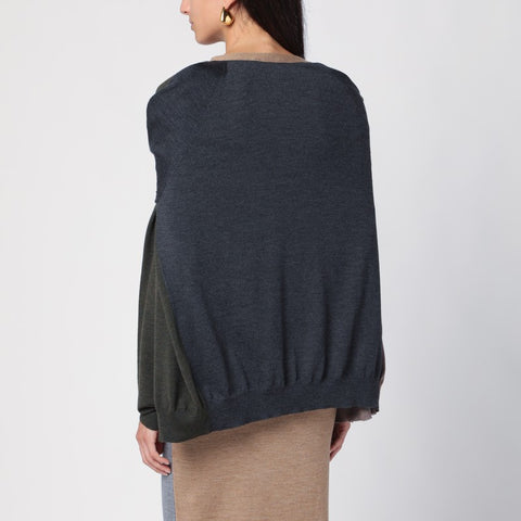 Moschino Moschino Beige/grey deconstructed cardigan