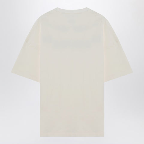 Jil Sander Jil Sander White wide t-shirt with logo