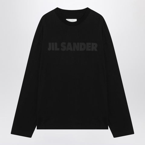 Jil Sander Jil Sander Black cotton T-shirt with logo