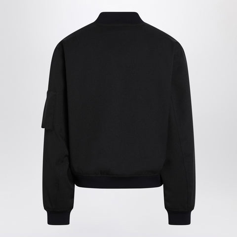 Jil Sander Jil Sander Dark blue zipped bomber jacket