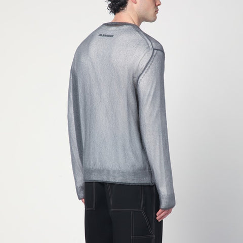 Jil Sander Jil Sander Grey jumper with layered design