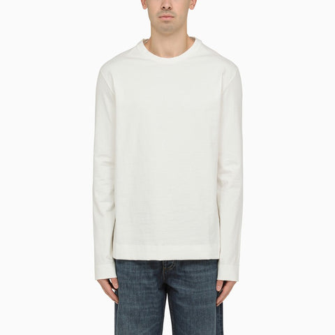 Jil Sander Jil Sander White cotton crew-neck sweater
