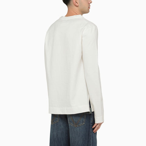 Jil Sander Jil Sander White cotton crew-neck sweater
