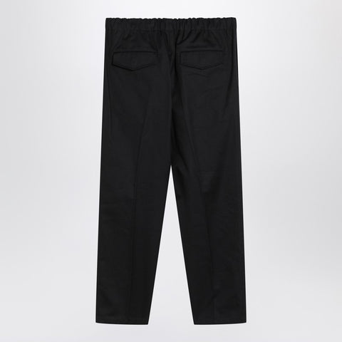 Jil Sander Jil Sander Navy blue cotton pants