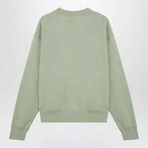 Jil Sander Jil Sander Apple green cotton crew-neck sweatshirt