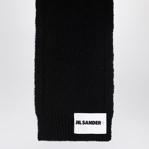 Jil Sander Jil Sander Black wool scarf