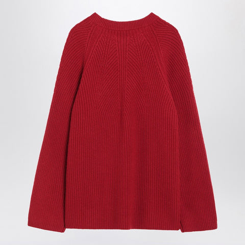 Loulou Studio Loulou Studio Kara burgundy cashmere jumper