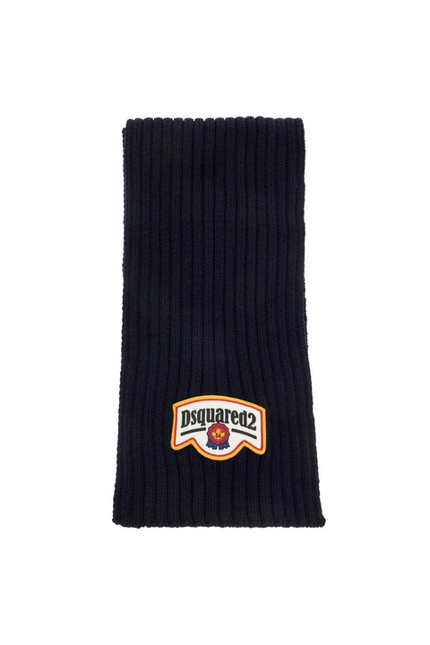 Dsquared2 Dsquared2 "wool ribbed scarf for a