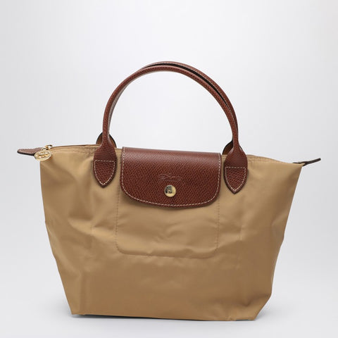 Longchamp Longchamp Chamois-coloured Le Pliage Original S bag