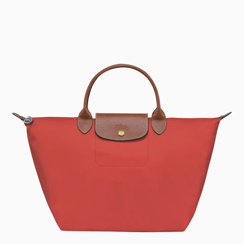 Longchamp Longchamp Tomato coloured Le Pliage Original M bag