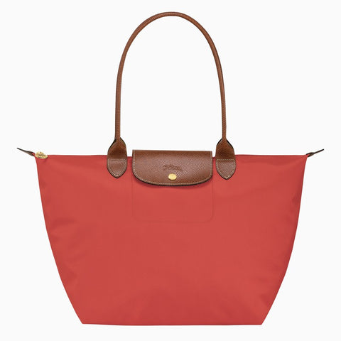 Longchamp Longchamp Tomato coloured Le Pliage Original L bag