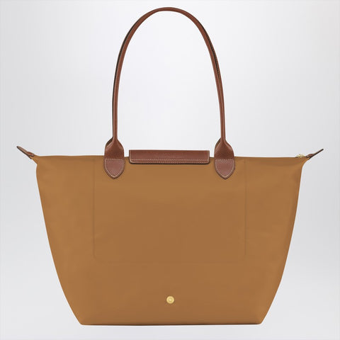 Longchamp Longchamp Chamois coloured Le Pliage Original L bag