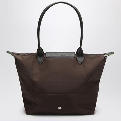 Longchamp Longchamp Mocha coloured Le Pliage Green L bag