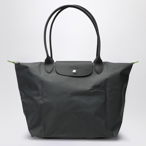 Longchamp Longchamp Graphite-coloured L Le Pliage Green bag