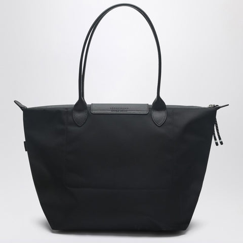 Longchamp Longchamp Black recycled canvas L Le Pliage Energy bag