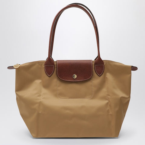 Longchamp Longchamp Fawn-coloured Le Pliage Original M bag