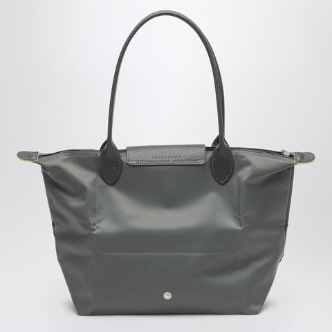 Longchamp Longchamp Graphite-coloured Le Pliage Green M bag
