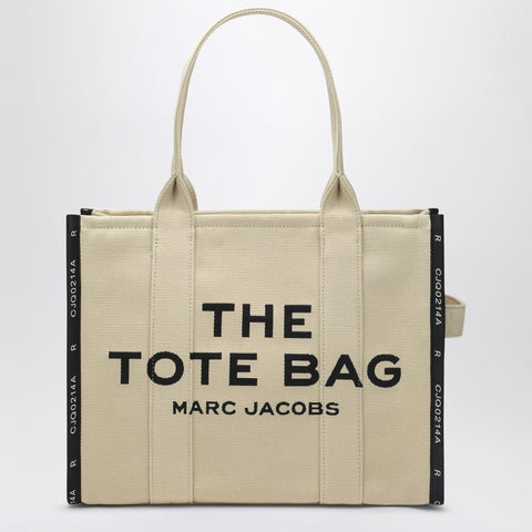 Marc Jacobs Marc Jacobs The Large Tote Bag in sand colour canvas