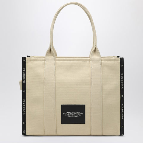 Marc Jacobs Marc Jacobs The Large Tote Bag in sand colour canvas