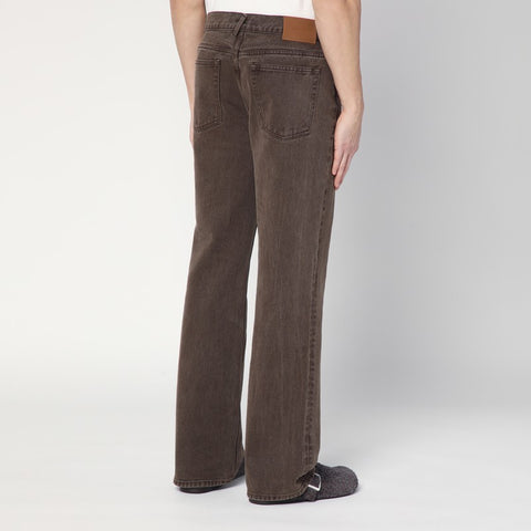 Our Legacy Our Legacy Brown faded jeans in denim
