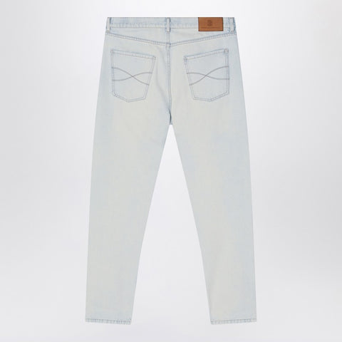 Brunello Cucinelli Brunello Cucinelli Regular light blue jeans