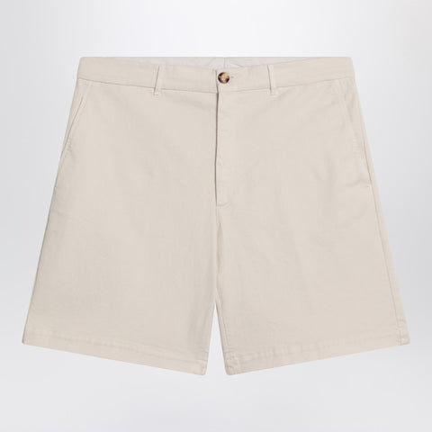 Brunello Cucinelli Brunello Cucinelli Ivory cotton bermuda shorts