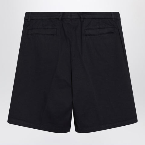 Brunello Cucinelli Brunello Cucinelli Navy blue cotton bermuda shorts