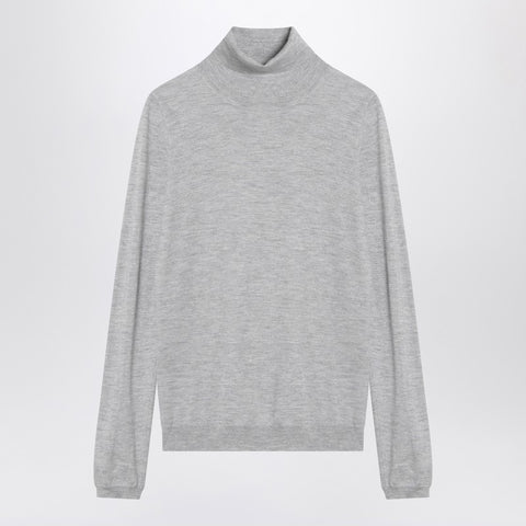 Brunello Cucinelli Brunello Cucinelli Light grey turtleneck in cashmere blend