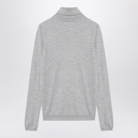 Brunello Cucinelli Brunello Cucinelli Light grey turtleneck in cashmere blend