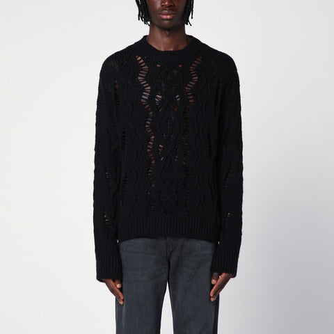 Our Legacy Our Legacy Cable Sonar black jumper