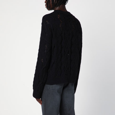 Our Legacy Our Legacy Cable Sonar black jumper