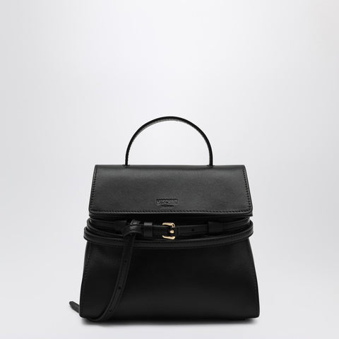 Moschino Moschino Small black leather shoulder bag
