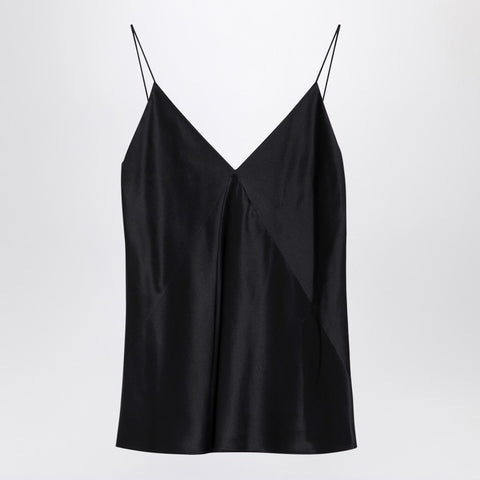 Max Mara Pianoforte Max Mara Pianoforte Black sleeveless silk top