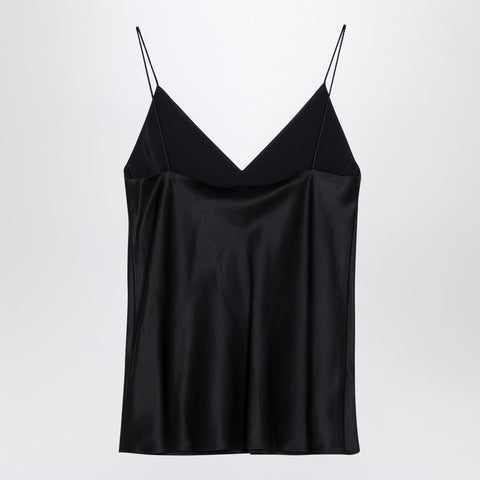 Max Mara Pianoforte Max Mara Pianoforte Black sleeveless silk top